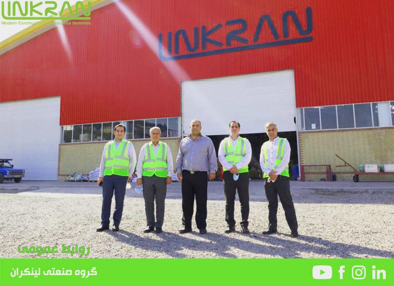 بازدید مدیران بانک ملی از کارخانه گروه صنعتی لینکران